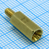 H-L1200-1800-5-03-1N1W-9 Стойка латунная шестигранная М3 отверстие-винт, L= 12мм CONNFLY pe523824 фото