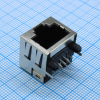 DS1128-06-S8B0P-S Разъем RJ-45 (гнездо) угловой на плату CONNFLY pe549686 фото
