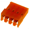 3-640426-4 Разъем типа провод-плата, 18 AWG, 3.96 мм, 4 контакт(-ов), Гнездо, Серия MTA-156, IDC / IDT TE Connectivity pe320822 фото