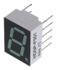 HDSP-F501 Индикатор светодиодный зеленый 7-сегментный, HDSP-F501 10мм Broadcom pe200760 фото