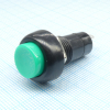 PB-10BGN1-G Кнопка без фиксации 250В 1А зеленый (аналог SPA-101B4 PSW6D) Switronic pe417091 фото