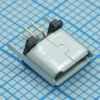 USB3145-30-1-A Разъем микро USB тип B 2 контакта питания /3 сигнальных контакта шаг 0.65мм монтаж в отверстие GCT pe551747 фото