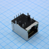 LPJ0011FBNL Разъем RJ-45 (розетка) угловой c индикацией на плату LINK-PP pe569412 фото