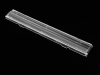 ASL280D40HXXLEDDA25G Линейная линза для светодиодов 2835/3030/5630, 90%, Double Asyммetric 25°, 280мм x 40мм, PC-1250Z ASAHI OPTICS pe521289 фото