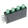 L-934SB/4GD Светодиодный модуль 4LEDх3мм/зеленый/568нм/8-20мкд/60° Kingbright pe315725 фото
