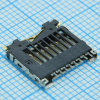 114-00841-68 Сокет Micro SD карты SKT 8 контактов шаг 1.1мм угловой SMD AMPHENOL pe551502 фото