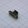DS1031-08-2X10P8BS42SR-3A Соединитель штыревой двухрядный, прямая вилка на плату 20 контактов 2х10, SMD, шаг 1.27мм CONNFLY pe371022 фото