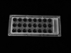 ALHB173D24LED60G Групповая прямоугольная линза 3x8 на 24 светодиода 3030/2835/5050, эфф=90%, 60°, 173x71.4мм H:9.3мм, PC ASAHI OPTICS pe521295 фото