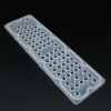 AJHB236D80LED90G Групповая прямоугольная линза на 80 светодиода 3030/2835, эфф=90%, диаграмма 90°, 236x70мм H:7,1мм, PC-1250Z ASAHI OPTICS pe603729 фото