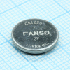 CR1225 Li, MnO2 батарея типоразмера R12, 3В, 0.05Ач, стандартная форма, -20...70 °C Fanso pe399186 фото