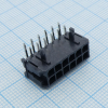 430451200 Прямоугольный разъем, Серия Micro-Fit 3.0 43045, 12 контакт(-ов), Штыревой Разъем, 3 мм Molex pe362579 фото