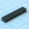 DS1026-01-1X10S8BV Разъем штыревой однорядный, розетка прямая на плату 10 контактов, шаг 2.0мм CONNFLY pe391252 фото