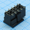 DS1023-17-2X5B8SRS Разъем штыревой двухрядный, розетка прямая на плату 10 контактов 2х5, шаг 2.54мм, SMD, высота корпуса 7.4мм CONNFLY pe475221 фото