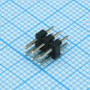 DS1025-05-2X3P8BV1-B Разъем штыревой двухрядный, вилка на плату прямая 6 контактов (2х3), шаг 2мм CONNFLY pe522837 фото