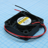 YDM4010C12 Вентилятор 12В 40х40x10 C, 0.6Вт, 6500 об/мин, 9.33м3/час, 25.1дБ, подшипник скольжения CycleSeal, тип вывода - провод YCCFAN pe526936 фото