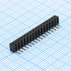 DS1026-02-1X16S8BR Разъем штыревой однорядный, розетка угловая на плату 16 контактов, шаг 2.0мм CONNFLY pe391256 фото