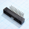DS1014-20RF1B-B IDC2 разъем, вилка на плату угловая двухрядная 20pin(2x10)., шаг 2.00мм CONNFLY pe339292 фото