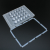 ALHB135D24LED30G Групповая прямоугольная линза 4x6 на 24 светодиода 3030/3535/5050, эфф=90%, диаграмма 30°, 135x100мм H:15.24мм, PC-1250Z ASAHI OPTICS pe559196 фото