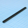 DS1026-01-1X40S8BV Разъем штыревой однорядный, розетка прямая на плату 40 контактов, шаг 2.0мм CONNFLY pe391260 фото