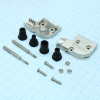 DS1047-01-09M2 Кожух для D-SUB разьема 9 контактов угловой, металлический CONNFLY pe420189 фото