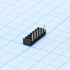 DS1026-02-1X6S8BR Разъем штыревой однорядный, розетка угловая на плату 6 контактов, шаг 2.0мм CONNFLY pe391261 фото