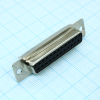 DS1033-25FBNSISS-CT Разъем D-Sub, розетка 25 контактов под пайку, черный изолятор CONNFLY pe317790 фото