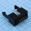 DS1013-01-08SSiB-B IDC разъем, вилка на плату прямая двухрядная 8pin(2x4)., шаг 2.54мм с фиксатором CONNFLY pe482145 фото