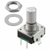 PEC11R-4115F-S0018 Энкодер PEC11, 18 щелчков, 18 импульсов, металлический вал с лыской 15мм, с кнопкой, горизонтальные выводы, крепление на гайку 7мм BOURNS pe33377 фото