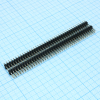 DS1029-04-2X40P8BVA10-B Штыревой соединитель, 2х40 шаг 2,54мм.,двухрядный (A=6.00мм, H=10.40мм, B=3.00мм) CONNFLY pe507745 фото