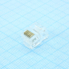 L-KLS12-RJ12-6P6C-01 Разъем на кабель 6 контактов, TP6P6C вилка телефонная KLS pe771169 фото