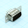 DS1034-09MBNSISS Разъем D-Sub, вилка 9 контактов прямая на плату, черный изолятор CONNFLY pe317795 фото