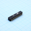 DS1026-06-2X12S8BV Разъем штыревой двухрядный, розетка прямая на плату 24 контакта 2х12, шаг 2.0мм CONNFLY pe391267 фото