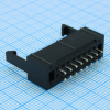 DS1013-01-16SSiB-B IDC разъем, вилка на плату прямая двухрядная 16pin(2x8)., шаг 2.54мм с фиксатором CONNFLY pe482148 фото
