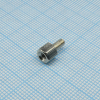 H-L0500-1100-5-03-1N1W Стойка латунная никелированная шестигранная М3 отверстие-винт, L= 5мм CONNFLY pe391012 фото