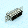 DS1034-15MBNSISS Разъем D-Sub, вилка 15 контактов прямая на плату, черный изолятор CONNFLY pe317797 фото