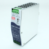 WDR-120-24 Преобразователь AC-DC на DIN-рейку  120Вт, выход 24В/0…5A, рег. вых=24…29В, вход 180…550V AC, 47…63Гц /254…780V DC, изоляция 3000В AC, в кожухе  40х125.2х113,5мм, -25…+70°С Mean Well pe150886 фото