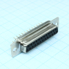 DS1034-25FBNSISS Разъем D-Sub, розетка 25 контактов прямая на плату, черный изолятор CONNFLY pe317798 фото
