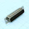 DS1034-25MBNSISS Разъем D-Sub, вилка 25 контактов прямая на плату, черный изолятор CONNFLY pe317799 фото