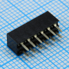 DS1026-06-2X6S8BV Разъем штыревой двухрядный, розетка прямая на плату 12 контактов 2х6, шаг 2.0мм CONNFLY pe391274 фото