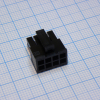 430250800 Корпус разъема, двухрядный, Серия Micro-Fit 3.0, розетка, 8 вывод(-ов), 3 мм Molex pe347755 фото