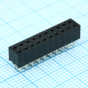 DS1026-06-2X10S8BV Гнездо на плату 2x10 конт., шаг 2.00мм, высота 4.3мм ширина 4.1мм, позолоч. CONNFLY pe506735 фото