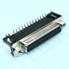 DS1037-25FNAKT74-0CC Разъем D-Sub, розетка 25 контактов угловая на плату 7,2мм, черный изолятор CONNFLY pe317807 фото