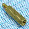 H-L1800-2400-5-03-1N1W-9 Стойка латунная шестигранная М3 отверстие-винт, L= 18мм CONNFLY pe522864 фото