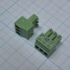 15EDGK-3.81-03P-14-00A(H) Разъемный клеммный блок, 3 контакта. Серия 15EDGK-3.81 Degson pe90737 фото