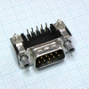 5747840-6 разъем угловой D Sub, Серия AMPLIMITE HD-20, DE, Штекер, 9 контакт(-ов) TE Connectivity pe332402 фото