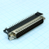 DS1037-37MNAKT74-0CC Разъем D-Sub, вилка 37 контактов угловая на плату 7,2мм, черный изолятор CONNFLY pe317810 фото