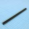 DS1021-2X40SF11-B Соединитель штыревой, вилка на плату двухрядная прямая 80pin(2x40), шаг 2.54мм CONNFLY pe317811 фото