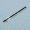 DS1021-1X40SF11-B Соединитель штыревой, вилка на плату однорядная прямая 40pin(1x40), шаг 2.54мм CONNFLY pe317813 фото
