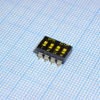 DMR-04-T-V-T/R Движковый переключатель 4 группы SMD монтаж 2.54мм 25мА 24В с плёнкой DPT pe328570 фото