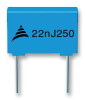B32529C1222J000 Конденсатор плёночный полиэтилентерефталатный 2200пФ 100В ±5% (7.3х2.5х6.5мм) шаг выводов 5мм 125°С автомобильного применения россыпь TDK-EPCOS pe413563 фото